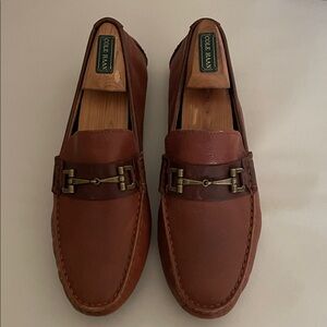 Cole Haan's Men's Somerset Link Bit Loafer Woodbury Brown 7.5M